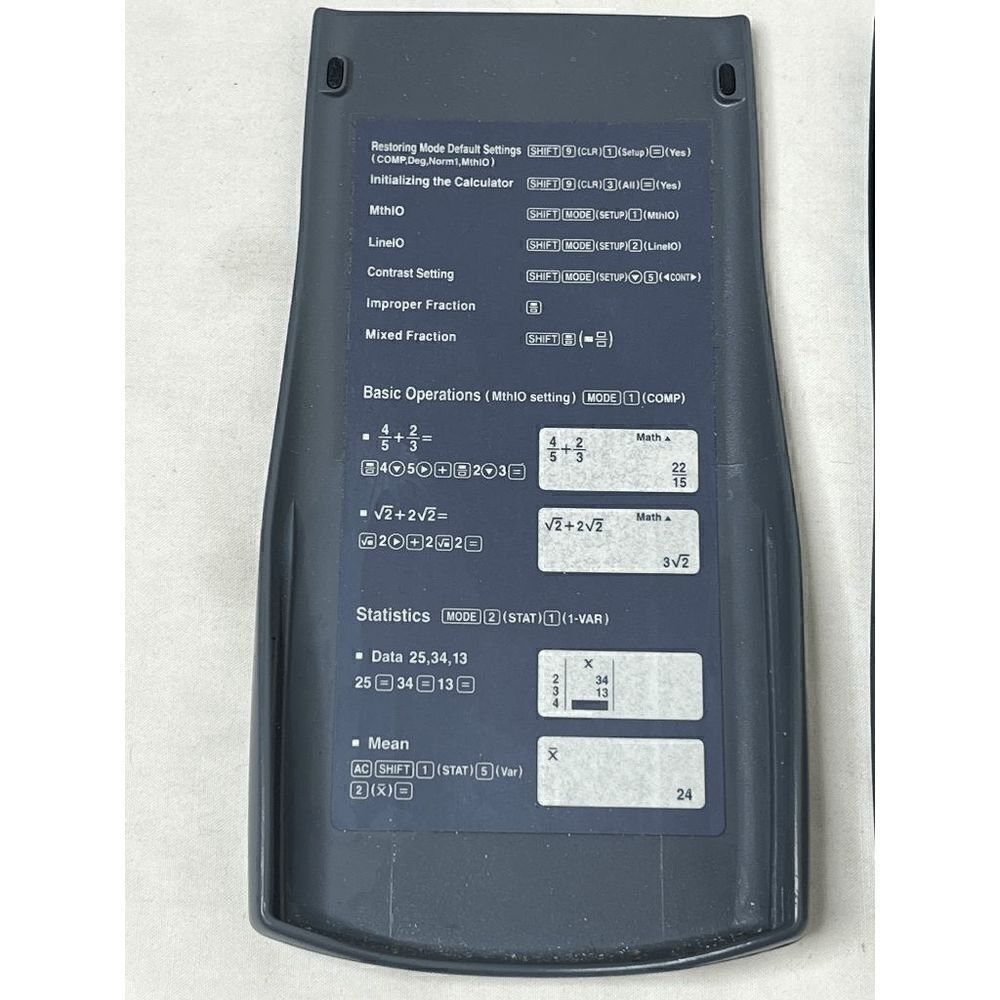 Casio FX-300ES Scientific Calculator Natural Display Solar Powered